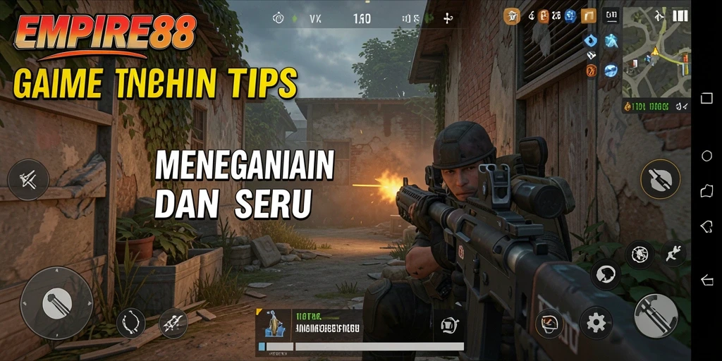 Screenshot gameplay EMPIRE88 menunjukkan aksi pertarungan seru dan intens.