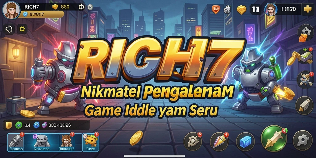 Tampilan gameplay RICH7 yang menarik dan interaktif.